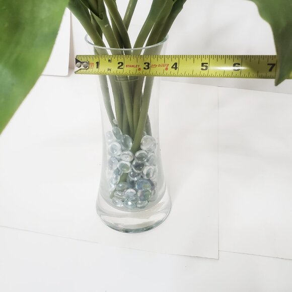 Pottery Barn Faux Tulips with LSA International Glass Vase - Picture 14 of 14